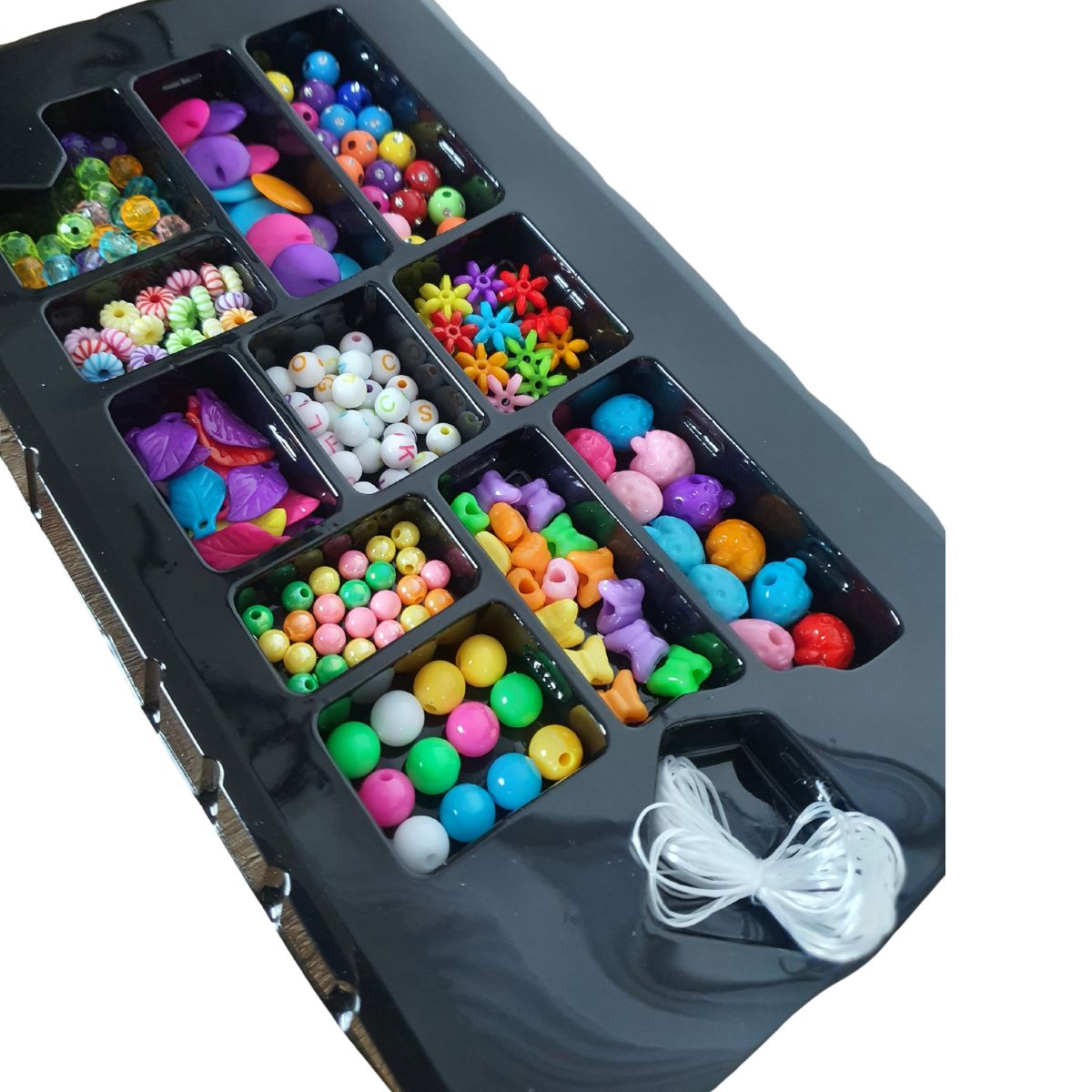 Kit Miçangas Infantil Diamond Star 223 Peças - Bbr Toys Kit Miçangas Infantil Diamond Star 223 Peças - Bbr Toys